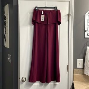 Strapless, Capri Romper.  Swank Boutique